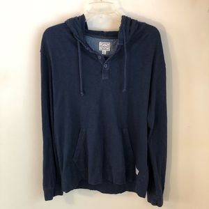 Lucky Brand Navy Pullover Hoodie Size XL